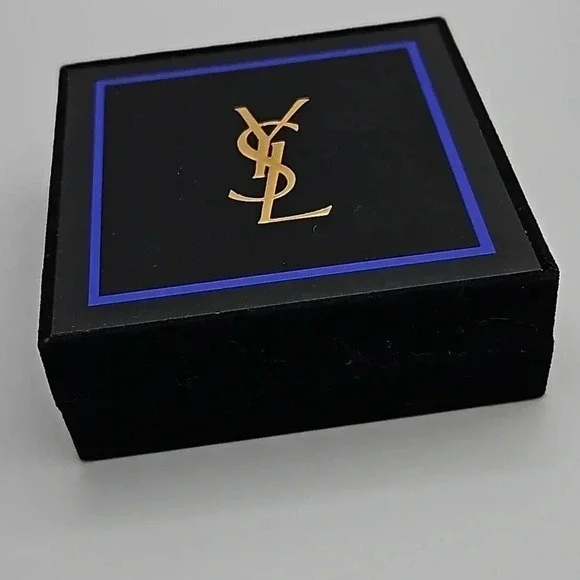 Yves Saint Laurent Gold and Silver Tone Tie Bar in Box - Picture 4 of 5